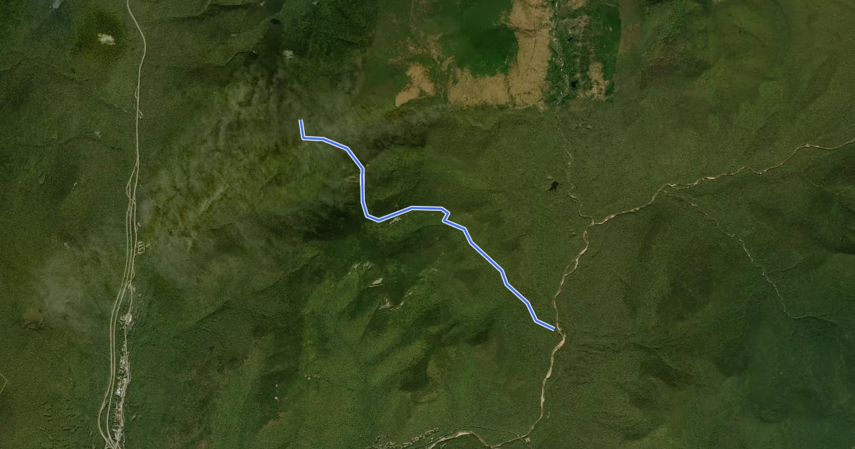 Маршрут Osseo Trail на спутниковом снимке