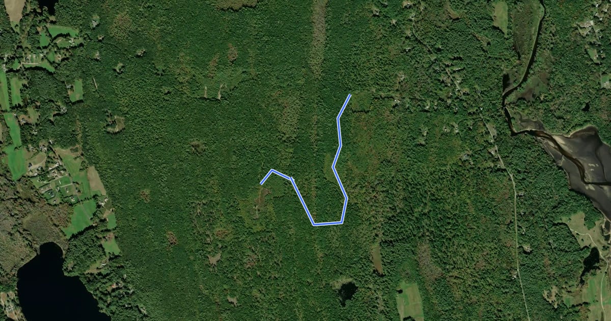 Маршрут Outer Loop Trail на спутниковом снимке