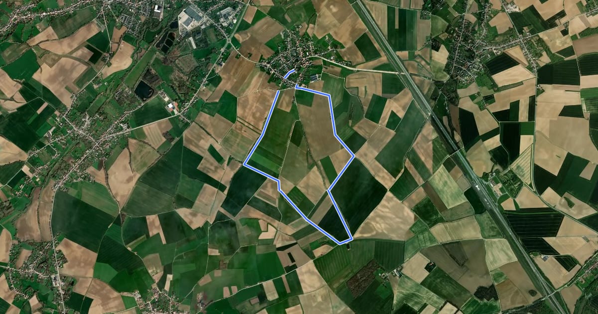 Маршрут Outgaardenwandeling на спутниковом снимке