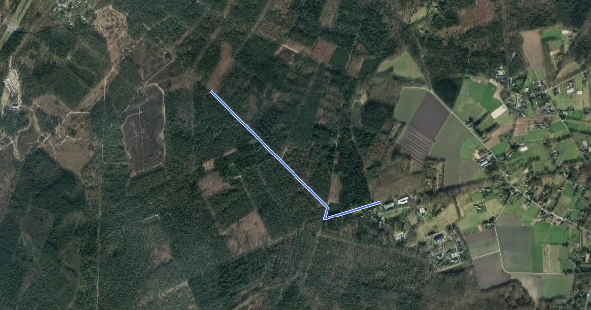 Маршрут Overstaproute Bekbergerpad - Ugcheler Markepad на спутниковом снимке