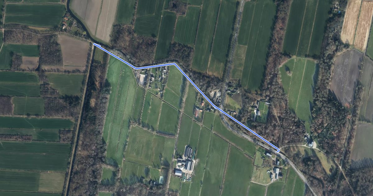 Маршрут Overstaproute Termatenpad - Schutpad 2 на спутниковом снимке