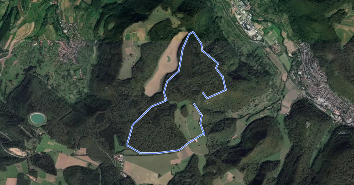 Маршрут P Gestütshof St. Johann Rundwanderweg 3 на спутниковом снимке