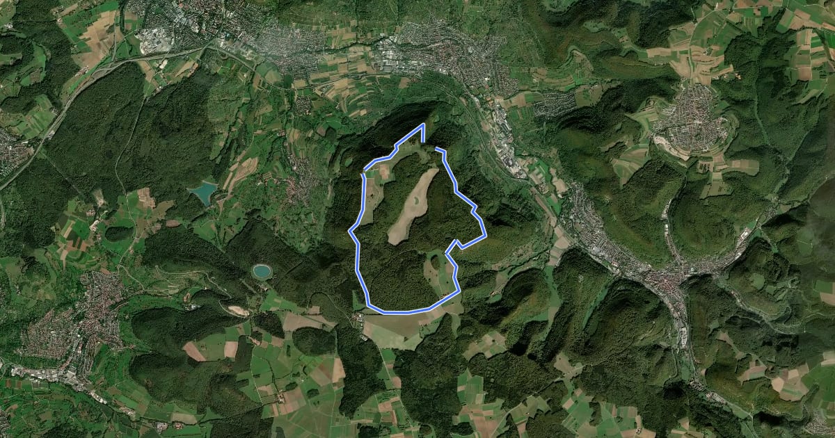 Маршрут P Gestütshof St. Johann Rundwanderweg 5 на спутниковом снимке
