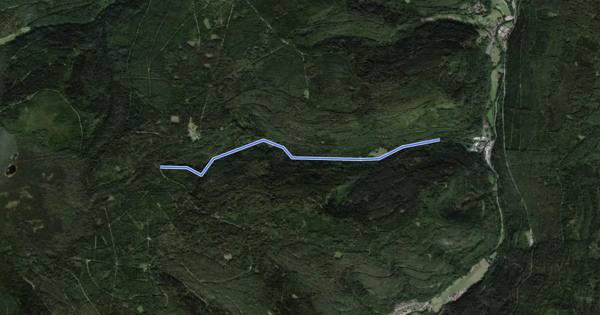 Маршрут Pöllert - Schäferweghütte на спутниковом снимке