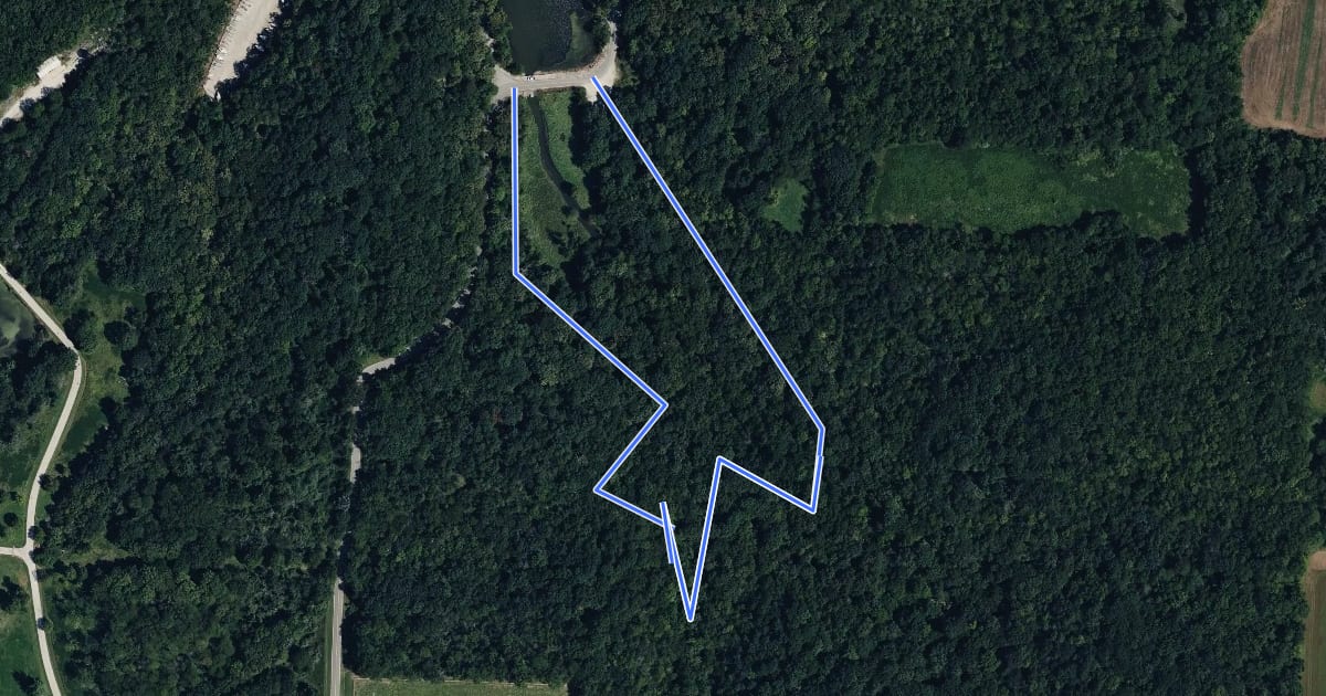 Маршрут Pa-Huska Nature Trail на спутниковом снимке