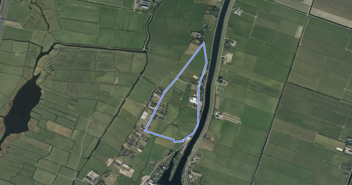 Маршрут Paarse route на спутниковом снимке