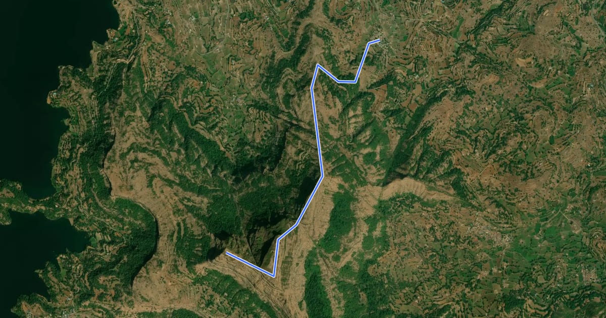 Маршрут Pabargad Fort на спутниковом снимке