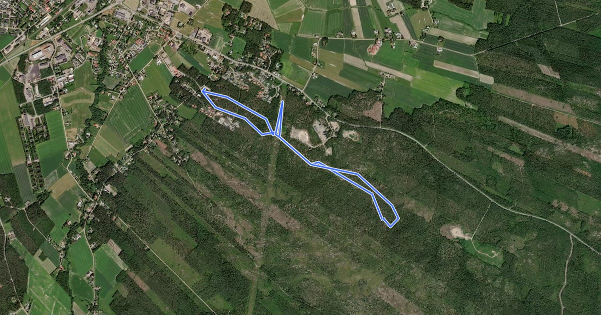 Маршрут Palonkylän kuntorata 5km на спутниковом снимке