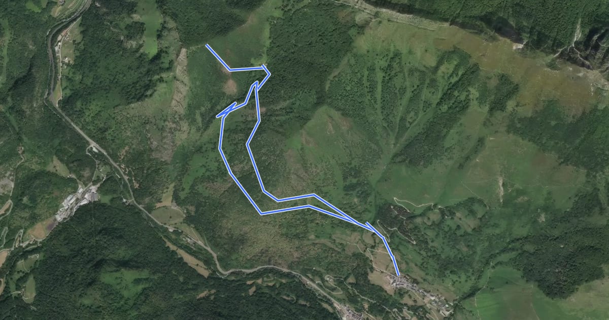 Маршрут Panorama Cirque de Lescun на спутниковом снимке