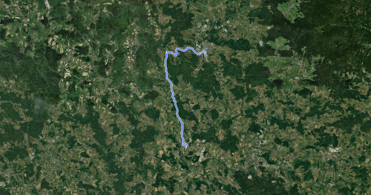 Маршрут Panorama-Route West на спутниковом снимке