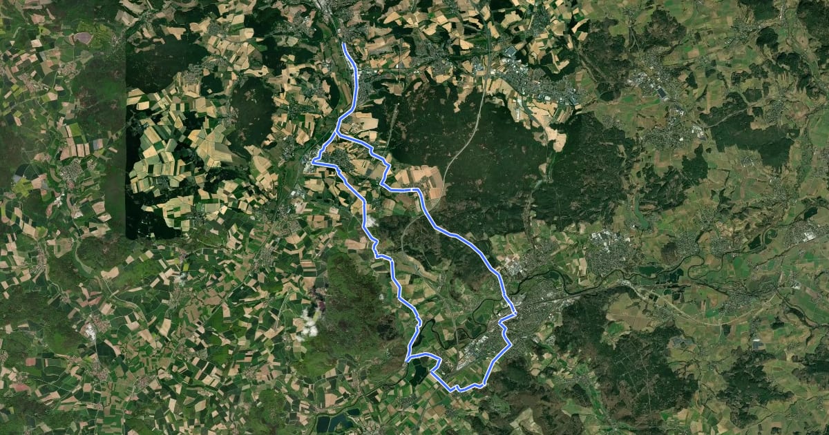 Маршрут Panorama-Tour на спутниковом снимке
