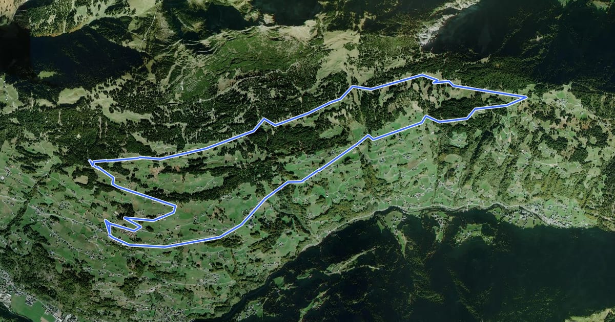 Маршрут Panorama Tour на спутниковом снимке