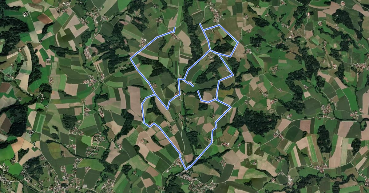 Маршрут Panoramablick на спутниковом снимке