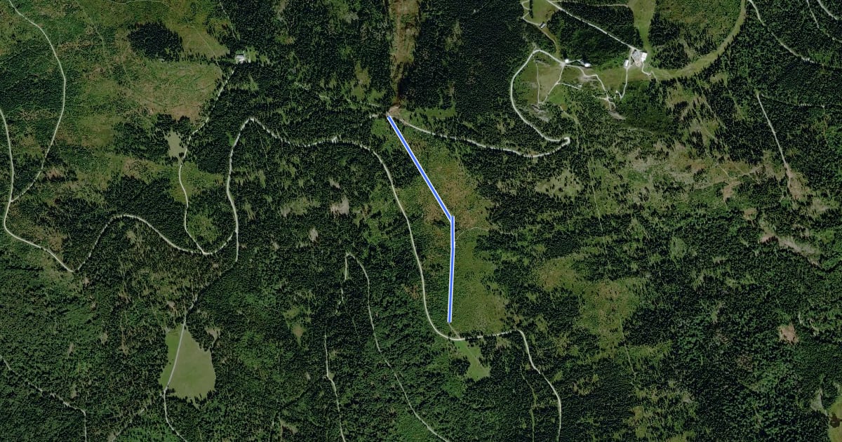 Маршрут Panoramahöhenweg на спутниковом снимке
