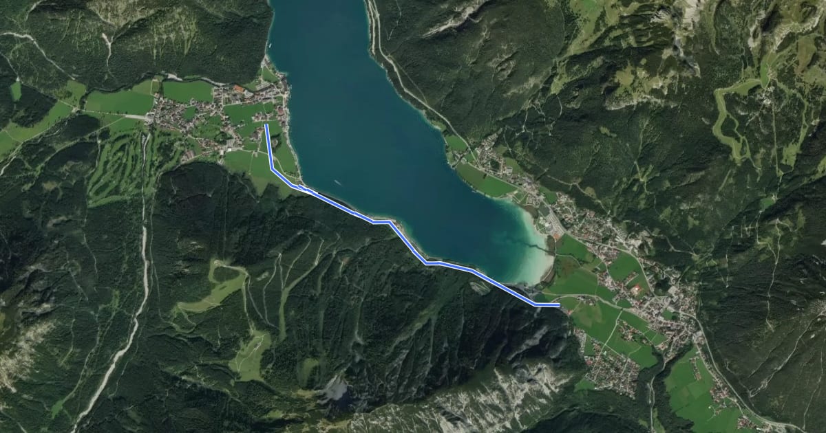 Маршрут Panoramaloipe на спутниковом снимке
