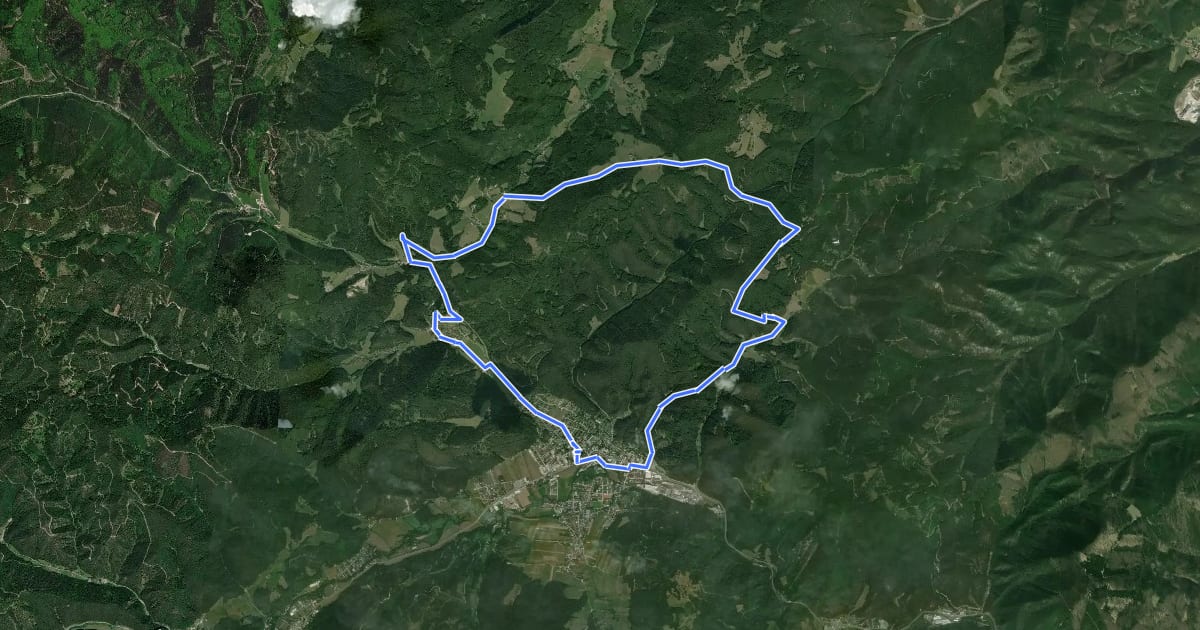 Маршрут Panoramarunde Pernitz - Laferlstein - Riegelhof - Waxeneck - Betsteig - Muggendorf - Pernitz на спутниковом снимке