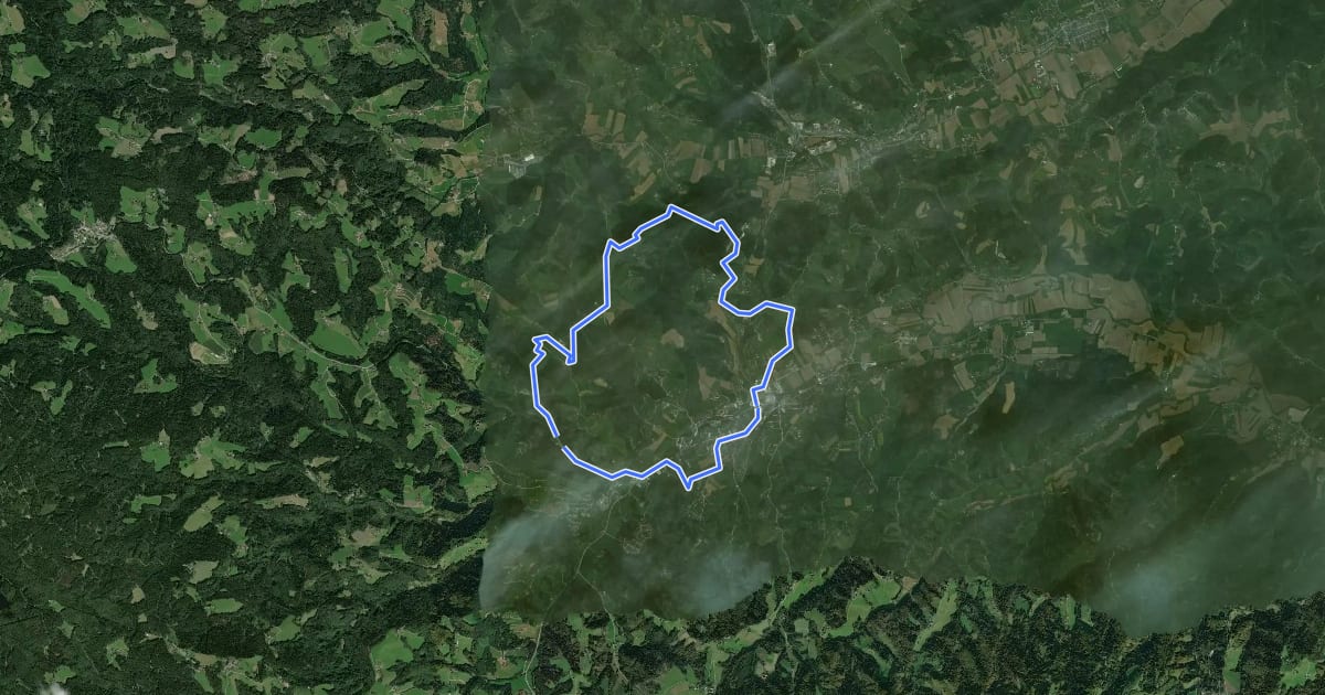 Маршрут Panoramatour (Eibiswald) на спутниковом снимке