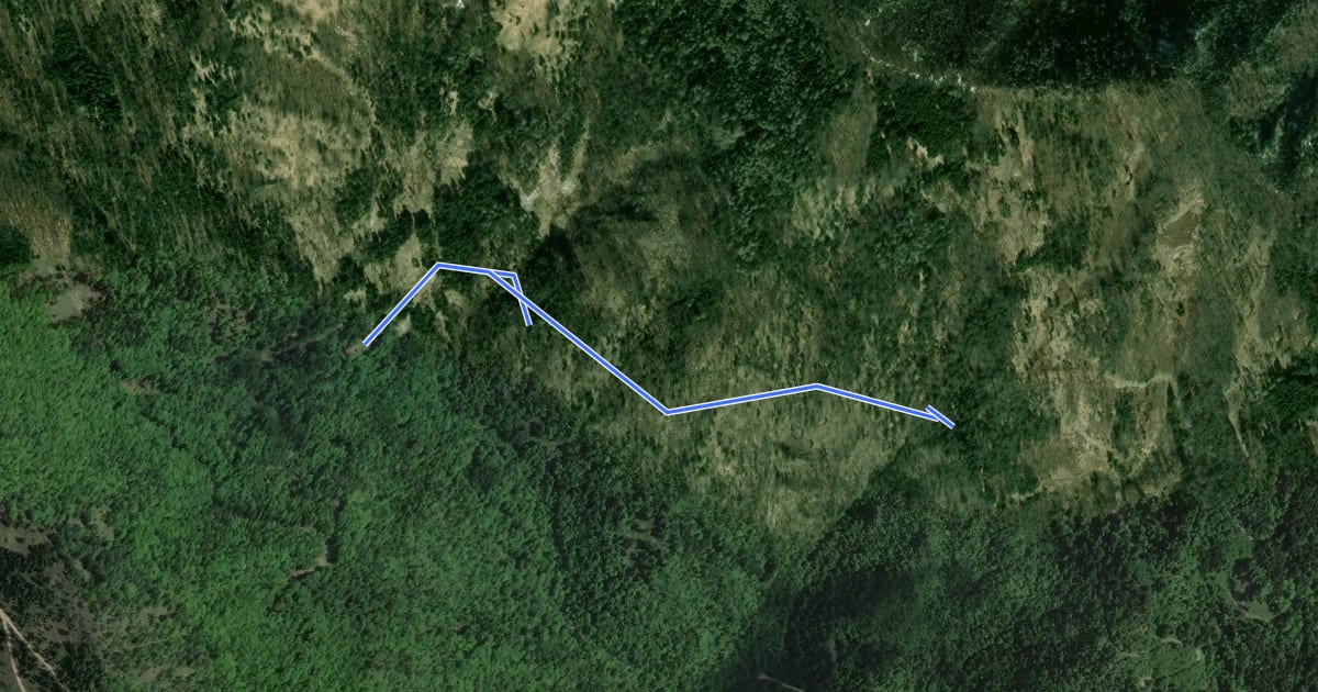 Маршрут Panoramska pot (var.) на спутниковом снимке