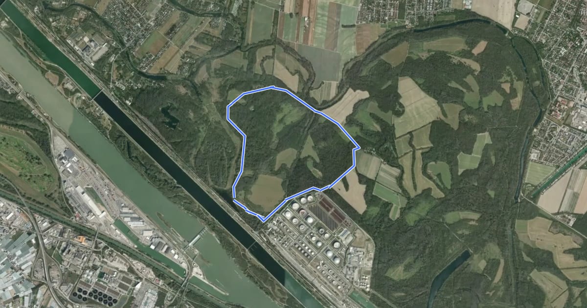 Маршрут Panozzalacke Rundweg на спутниковом снимке