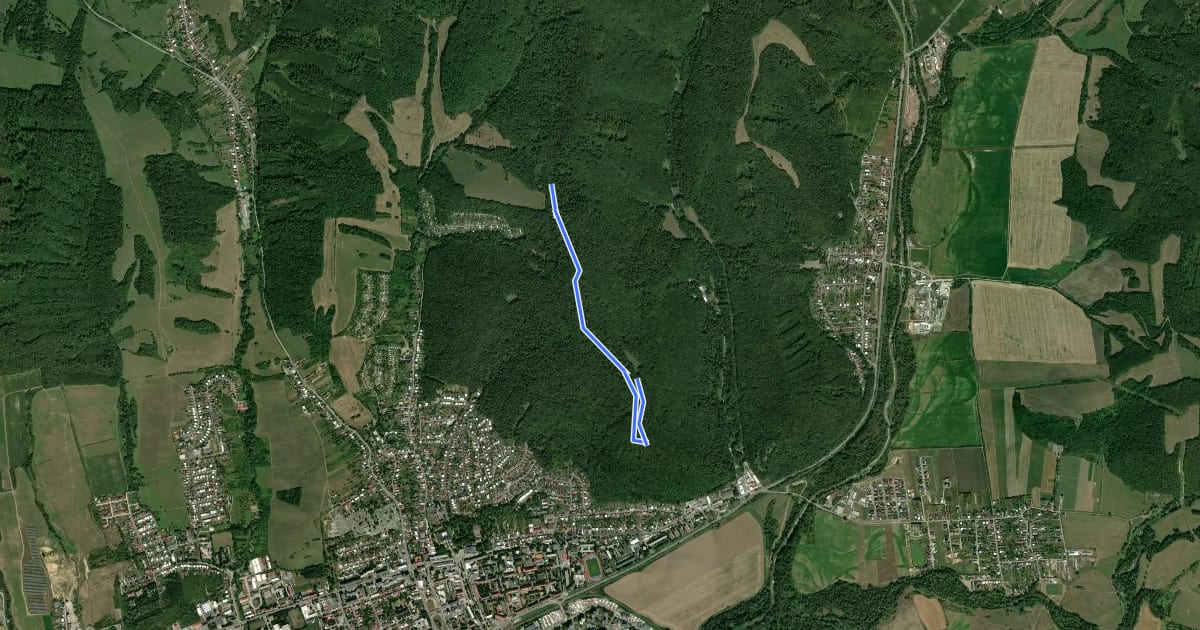 Маршрут PAPO trail на спутниковом снимке
