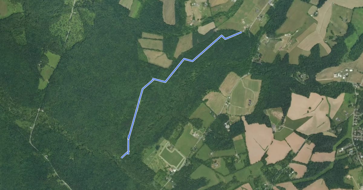 Маршрут Pardum Trail на спутниковом снимке