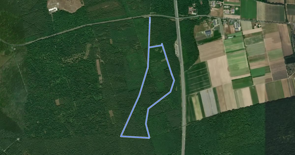 Маршрут Parkplatz Wildbahn Rundweg (1) на спутниковом снимке
