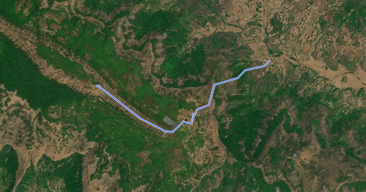 Маршрут Parvat на спутниковом снимке