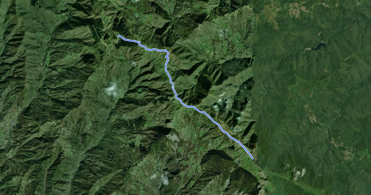 Маршрут Passo di Rastello - Passo dei Casoni на спутниковом снимке