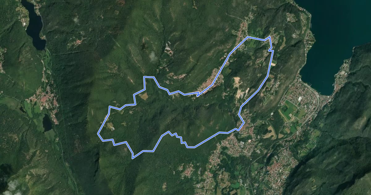 Маршрут Patanegra на спутниковом снимке