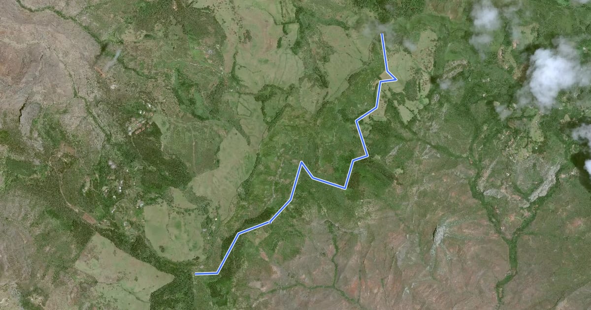 Маршрут Peak Dale Postbox Walk на спутниковом снимке