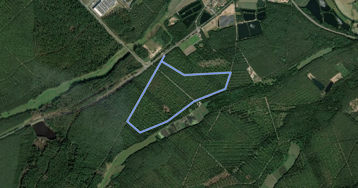 Маршрут Pechhüttenweg на спутниковом снимке