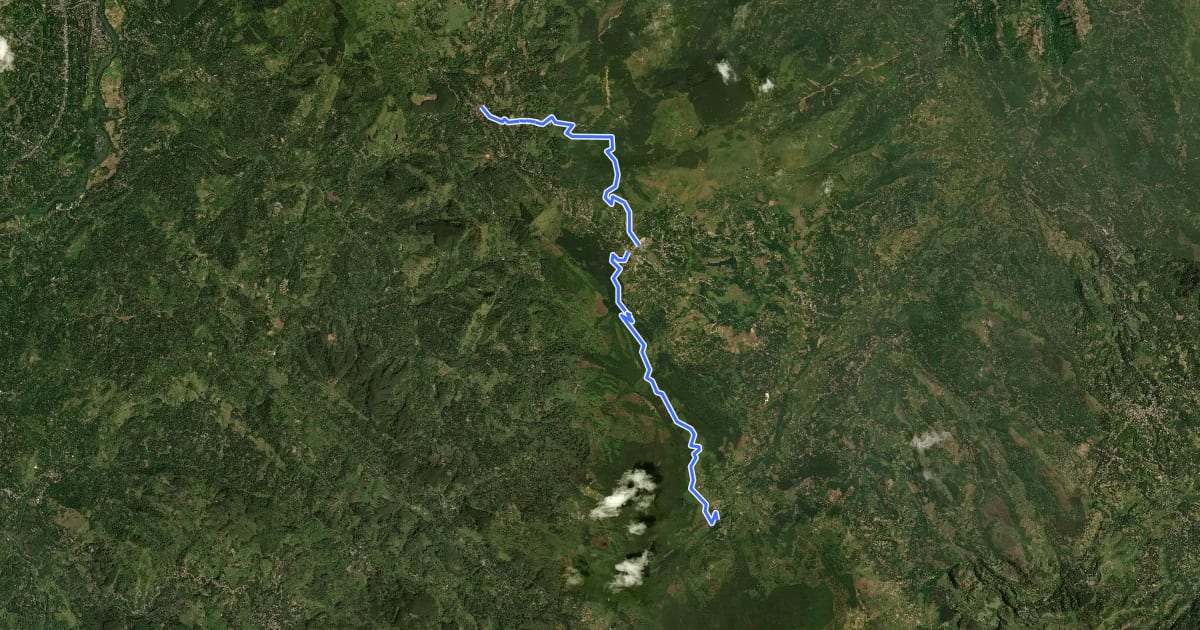 Маршрут Pekoe Trail - Stage 02 - Galaha To Loolkandura на спутниковом снимке