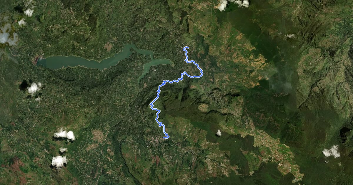 Маршрут Pekoe Trail - Stage 04 - Tawalanthenne to Pundaloya на спутниковом снимке