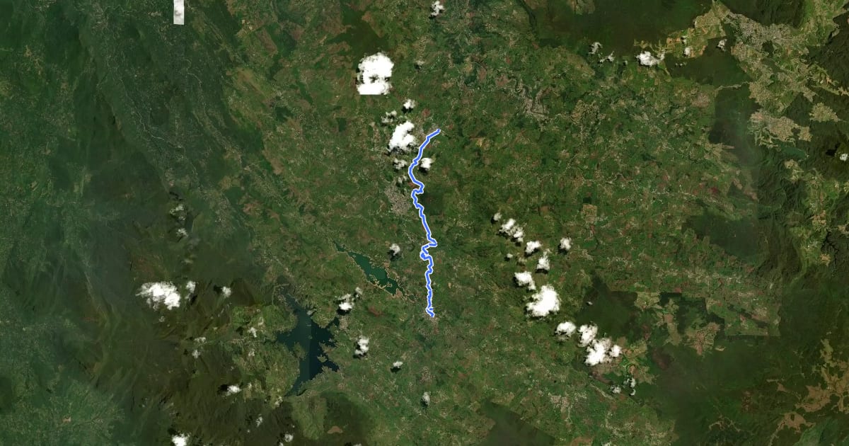 Маршрут Pekoe Trail - Stage 07 - Kotagala To Norwood на спутниковом снимке