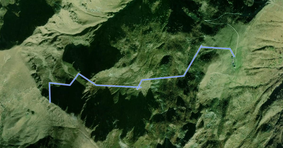 Маршрут Per il Monte Marnotto на спутниковом снимке