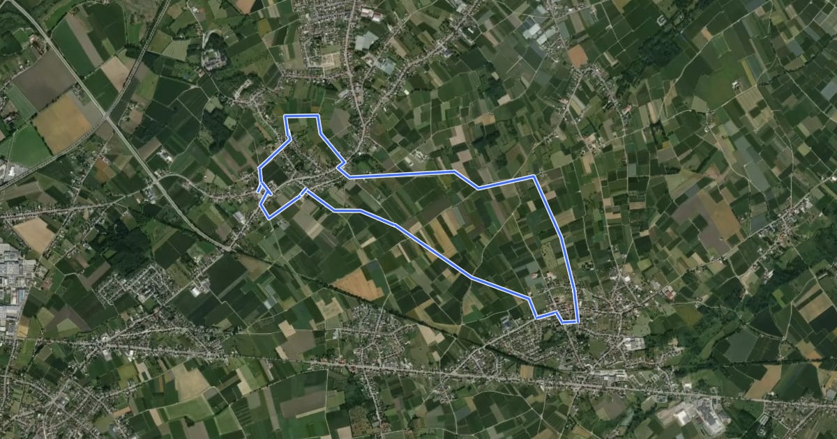 Маршрут Perenboomgaardwandeling на спутниковом снимке