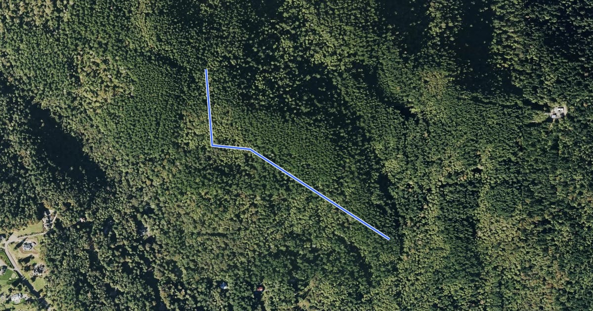 Маршрут Perimeter Loop Trail на спутниковом снимке
