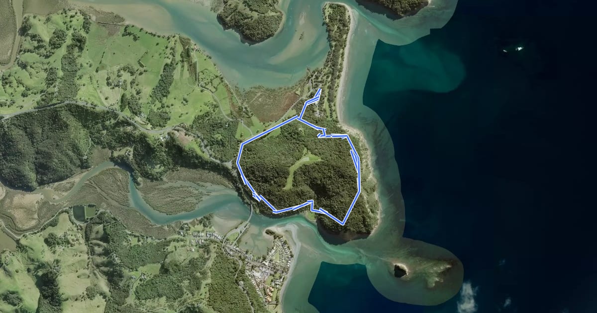 Маршрут Perimeter Track на спутниковом снимке