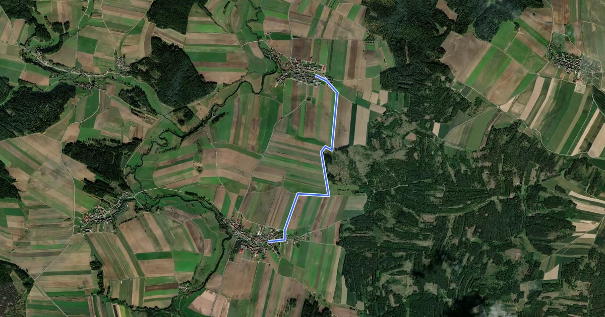 Маршрут Pflanzenlehrweg на спутниковом снимке