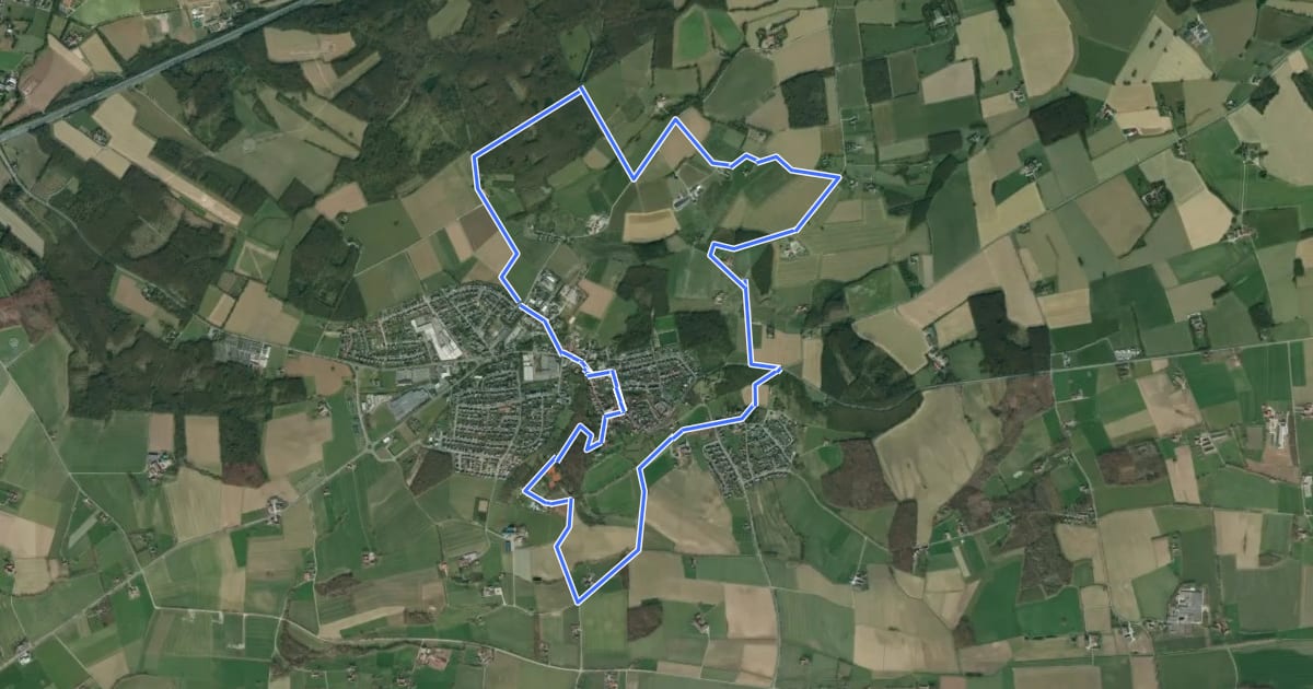 Маршрут Pflaumenwanderweg на спутниковом снимке