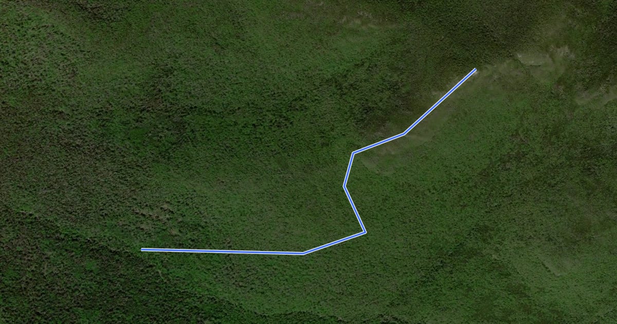 Маршрут Phelps Mountain Trail на спутниковом снимке