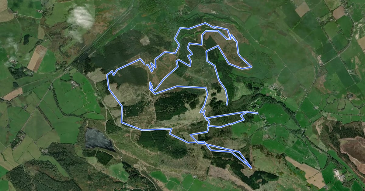 Маршрут Phoenix Trail на спутниковом снимке