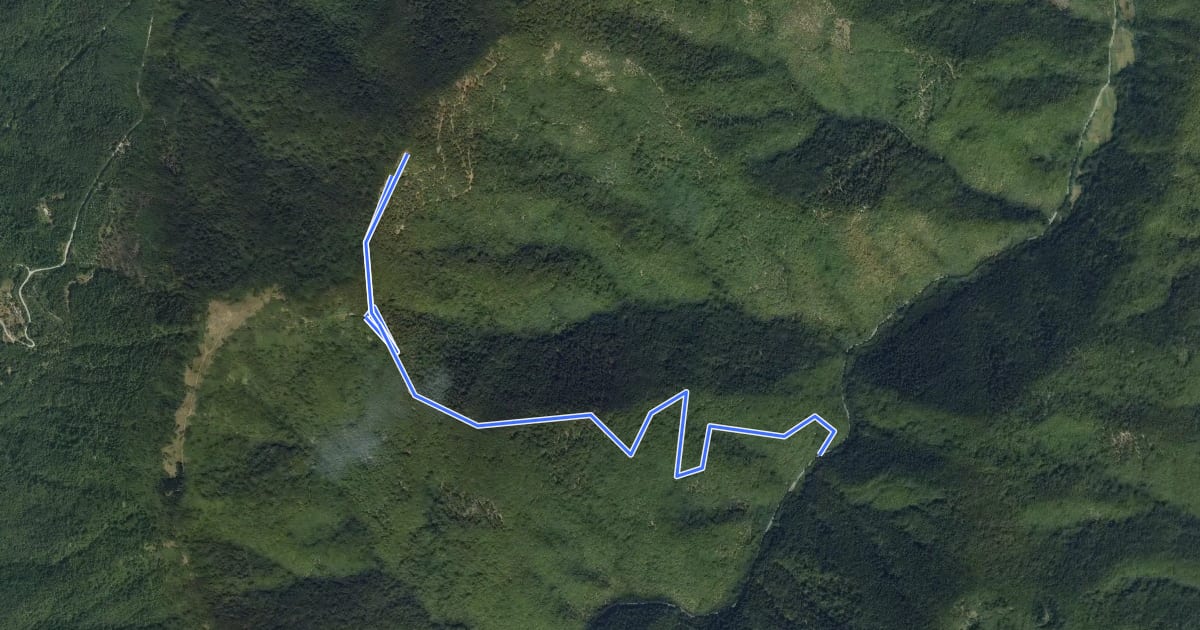 Маршрут Pian per Valle - Monte Spinarda на спутниковом снимке