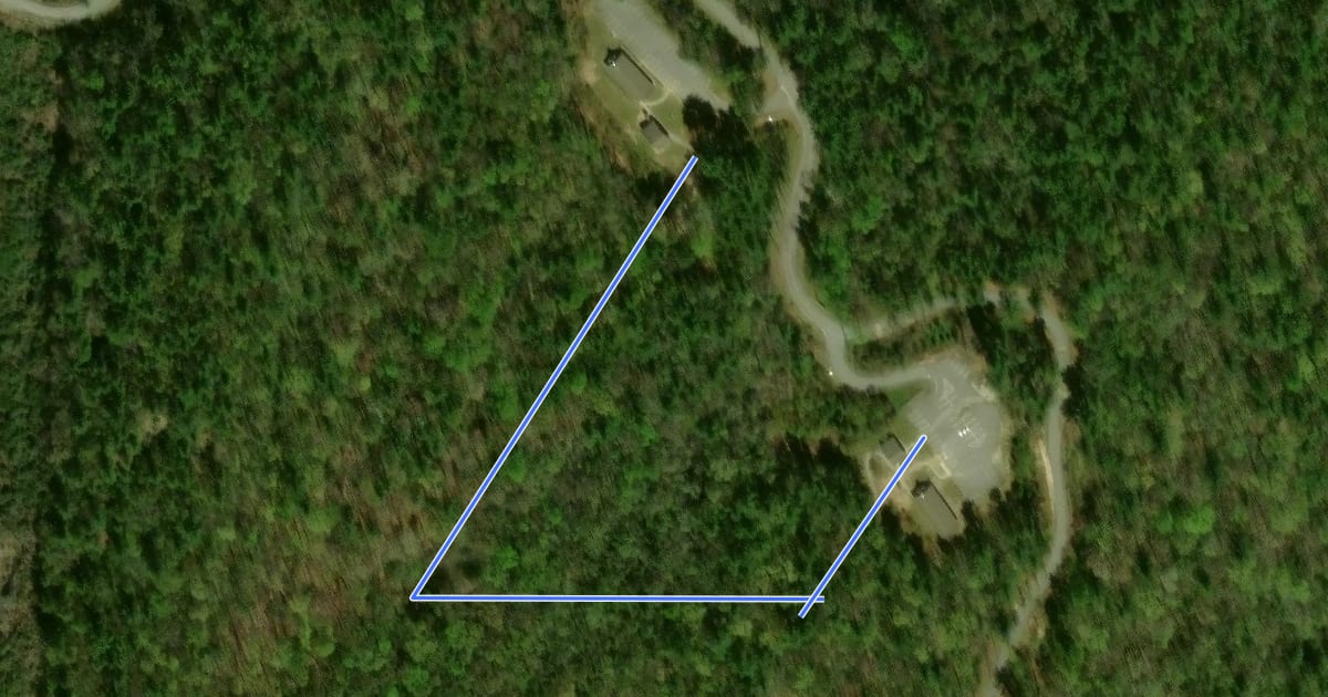 Маршрут Picnic Connector Trail на спутниковом снимке