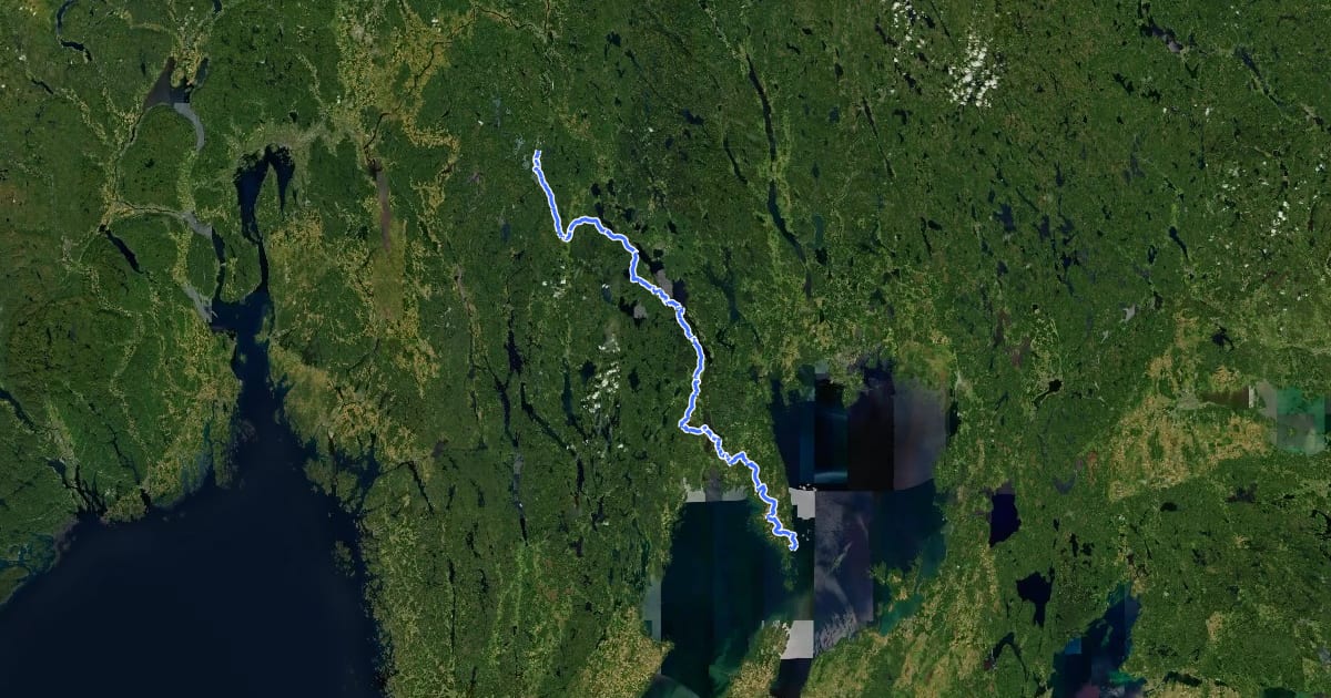 Маршрут Pilgrimsled i Västra Värmland на спутниковом снимке