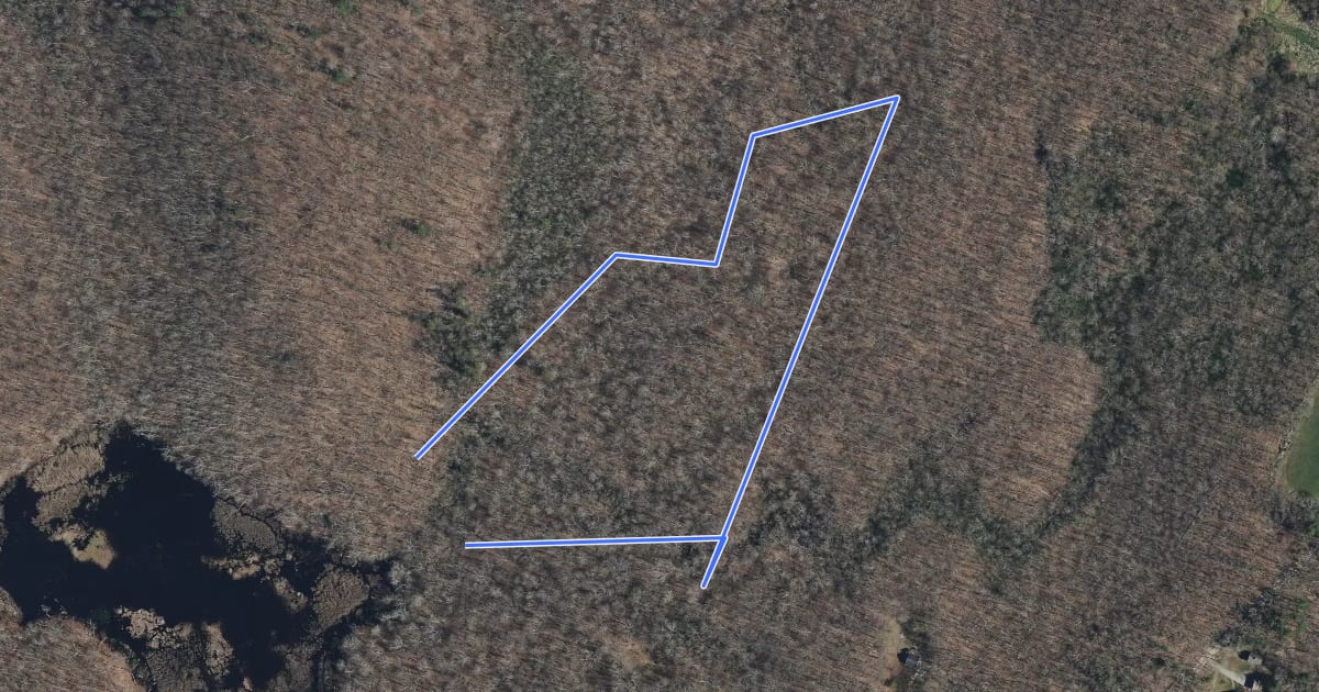 Маршрут Pinkham Yellow Trail на спутниковом снимке