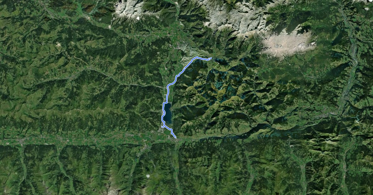 Маршрут Pinzgauer Marienweg (Der am See) на спутниковом снимке
