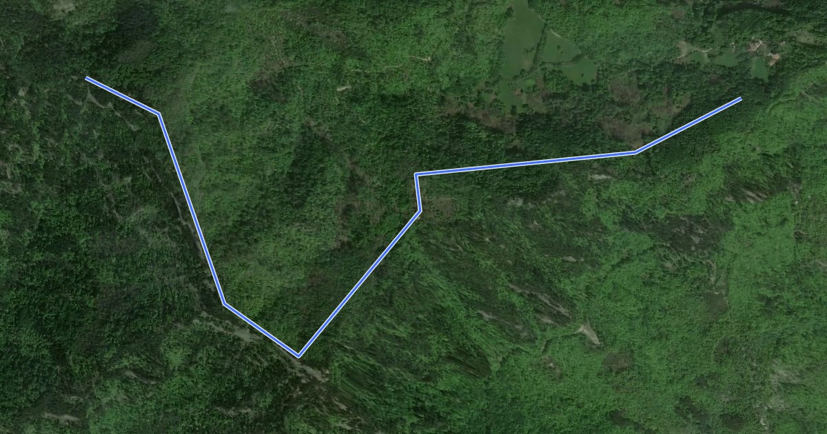 Маршрут Pizzo Dell'Arco на спутниковом снимке
