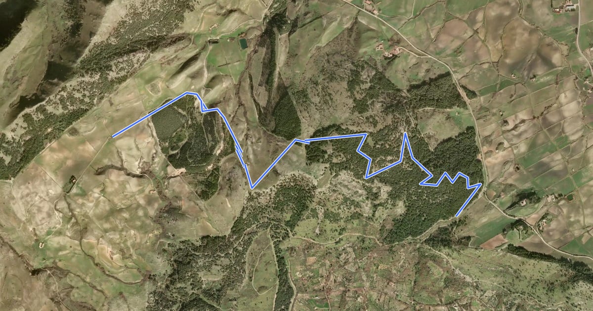 Маршрут Pizzo Katera (Versante Nord) на спутниковом снимке
