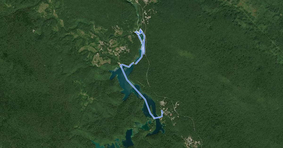 Маршрут Pješačka ruta F на спутниковом снимке